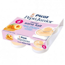 Picot Pepti-Junior dessert sans lait crème abricot 4 pots