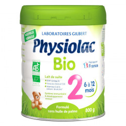 Physiolac Bio lait 2e âge 800 g