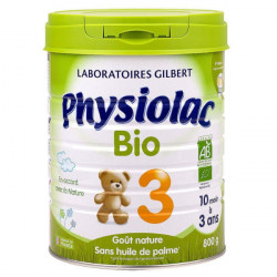 Physiolac Bio 3 lait de croissance 800 g