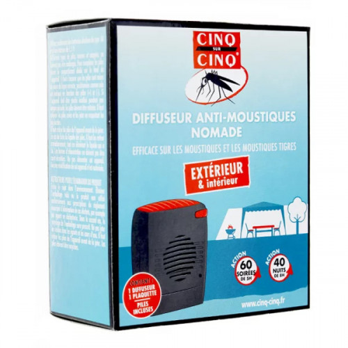 CINQ SUR CINQ RECHARGE LIQUIDE pour DIFFUSEUR Anti-Moustiques