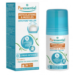 PURESSENTIEL ARTICULATIONS & MUSCLES CRYO PURE ROLLER AUX 14 HUILES ESSENTIELLES 75 ML