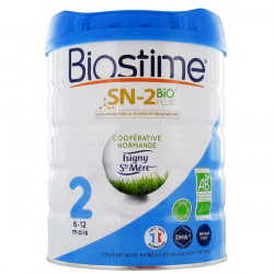 Biostime SN-2 Bio Plus 2ème Âge de 6 à 12 Mois 800 g 