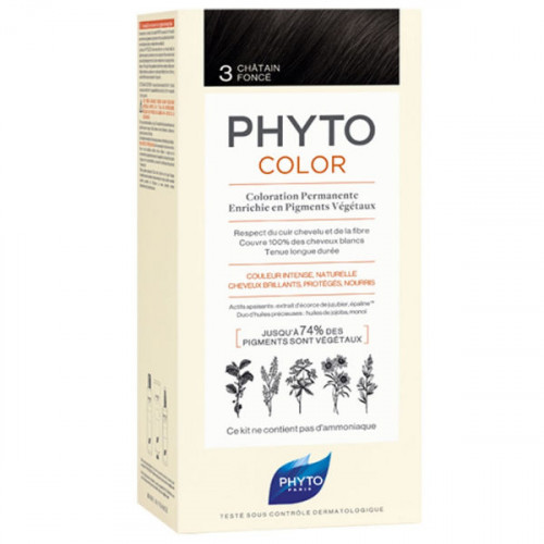 Phyto PhytoColor Kit coloration permanente 3 Châtain Foncé