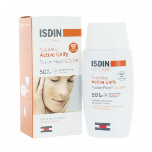 ISDIN FOTOULTRA 100 ACTIVE UNIFY COLOR FUSION FLUID SPF 50+ 50 ML