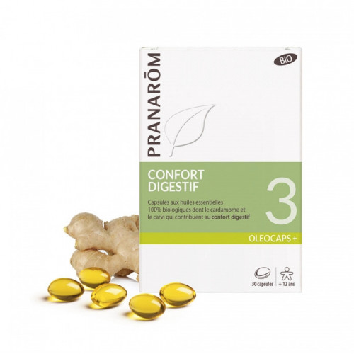 PRANARÔM OLEOCAPS 3 Caps confort digestif bio B/30