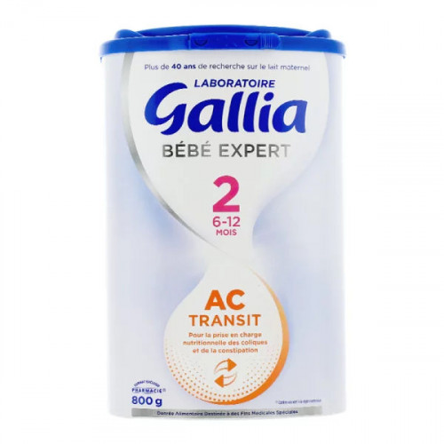 Gallia Bébé Expert AC transit lait 2ème âge 800 g