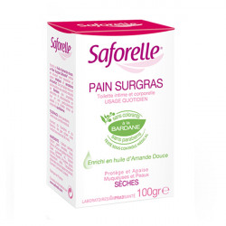 Saforelle Pain Surgras Hygiène Intime et Corporelle 100g