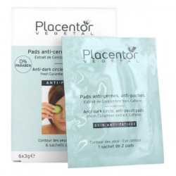 Placentor Végétal Pads Anti-Cernes Anti-Poches 6 x 3 g