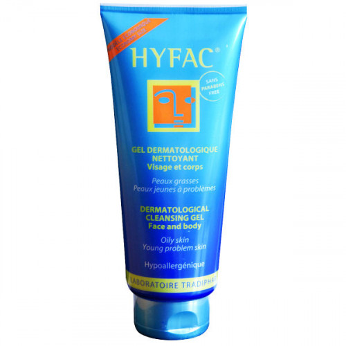 HYFAC Gel dermatologique nettoyant visage & corps, 300 ml