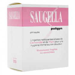 SAUGELLA POLIGYN Lingette hygiène intime 10Sach