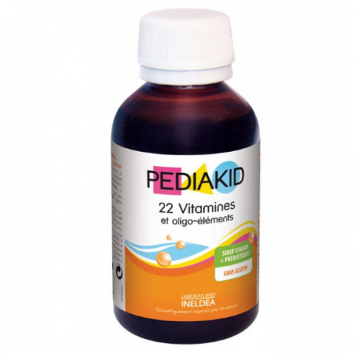 Pediakid 22 Vitamines Et Oligo-Éléments Goût Orange Abricot Flacon