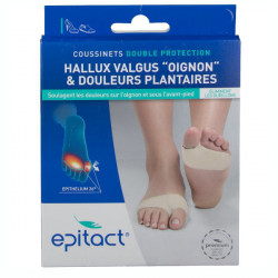 Epitact Coussinets Double Protection Hallux Valgus Taille 42 - 45