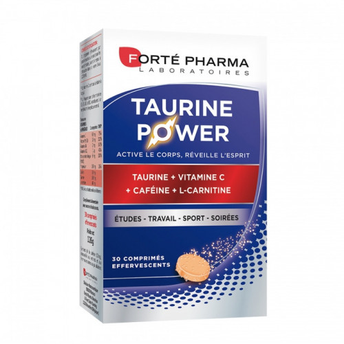 Forté Pharma Energie Taurine Power 30 Comprimés Effervescents