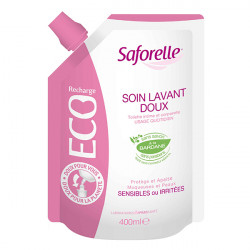Saforelle Soin Lavant Doux Hygiène Intime et Corporelle Eco Recharge 400ml