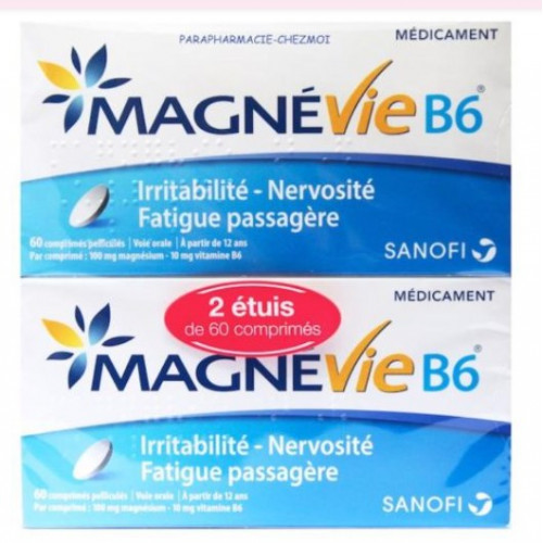 MAGNEVIE B6 100 mg/10 mg - LOT 2*60cp