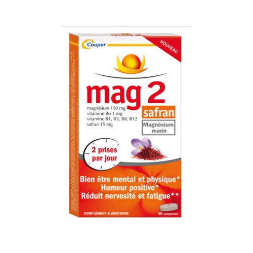 MAG 2 SAFRAN - 30 Tablets