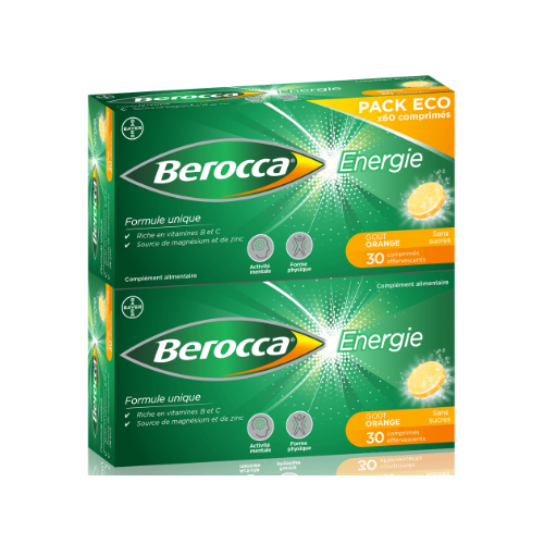 BEROCCA ENERGIE - 60 Comprimés Effervescents
