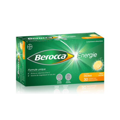 BEROCCA ENERGIE - 30 Comprimés Effervescents