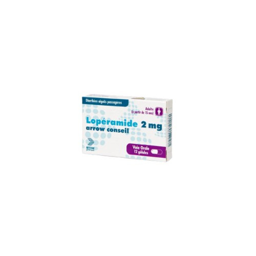 LOPERAMIDE ARROW CONSEIL 2 mg, gélule, boîte de 12