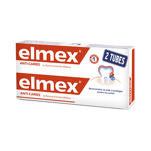 ELMEX ANTI-CARIES DENTIFRICE - Lot de 2x125ml