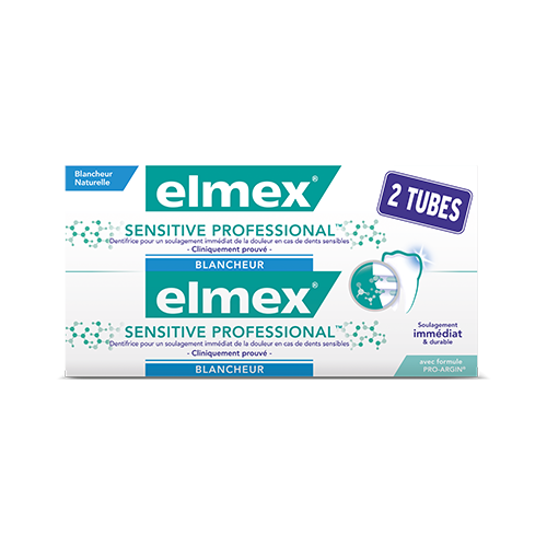 ELMEX SENSITIVE PROFESSIONAL BLANCHEUR DENTIFRICE Lot de 2x75ml