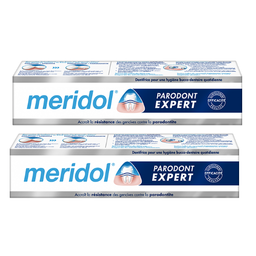 MERIDOL DENTIFRICE PARODONT EXPERT - Lot de 2x75ml