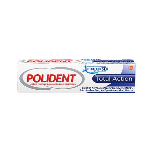 POLIDENT TOTAL ACTION Crème De Fixation - 40G