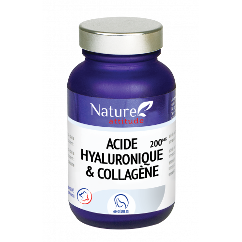 NATURE ATTITUDE Acide Hyaluronique & Collagéne - 60 gélules