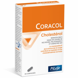 PILEJE CORACOL Cholestérol - 60 Comprimés
