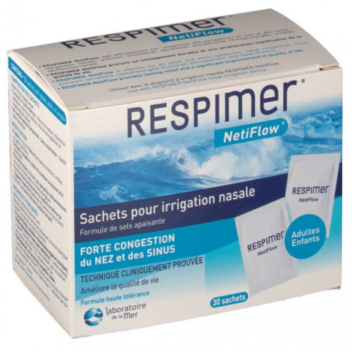 Pharmacie Lahet - Parapharmacie Respimer Netiflow Pdr Pour Irrigation Nasale  30sach/4g - DAX