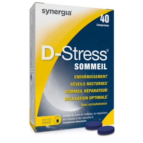 SYNERGIA D-STRESS SOMMEIL - 40 Comprimés