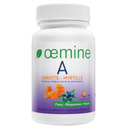 OEMINE A Carotte Myrtille - 60 Capsules