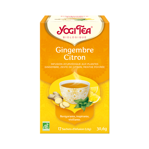 YOGI TEA Lemon Ginger - 17 teabags