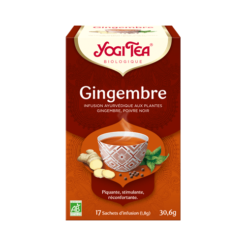 YOGI TEA Organic Ginger - 17 teabags