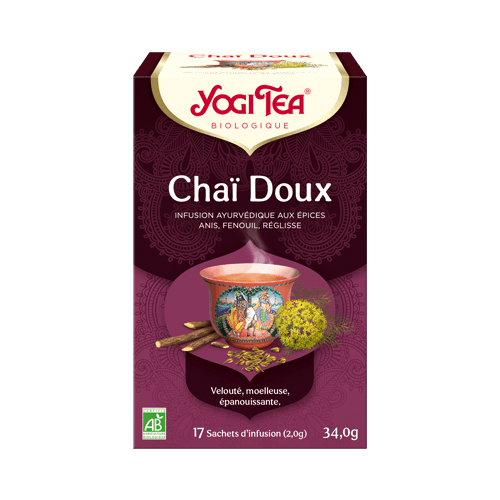 YOGI TEA Chaï Doux Bio - 17 sachets