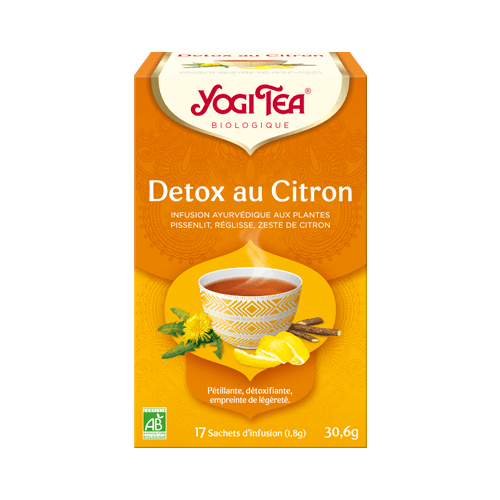 YOGI TEA Détox au Citron - 17 sachets