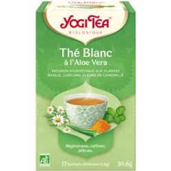 YOGI TEA White Tea Aloe Vera - 17 teabags