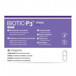 ARAGAN BIOTIC P3 STRESS - 60 Gélules
