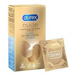 DUREX PRESERVATIF NUDE XL - 8 preservatifs