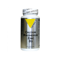 VIT'ALL+ CALCIUM MAGNESIUM ZINC - 90 Comprimés