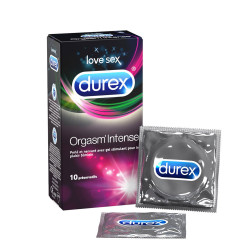 Durex Orgasm Intense - 10 préservatifs