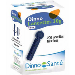 DINNO LANCETTE 30G VITREX - 200 Lancettes