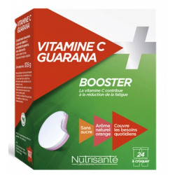 NUTRISANTE VITAMINE C + Guarana - 24 Comprimés