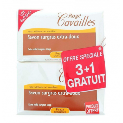 Rogé Cavailles Savon Extra Doux-Lot de 4x250g