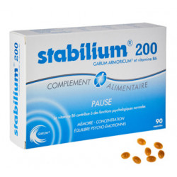 STABILIUM 200 Mémoire Concentration - 90 Capsules