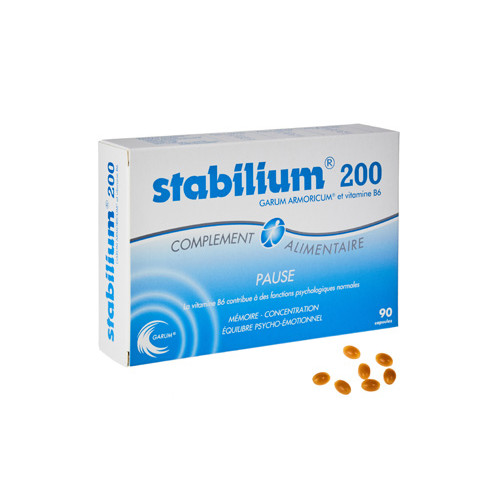 STABILIUM 200 Mémoire Concentration - 90 Capsules