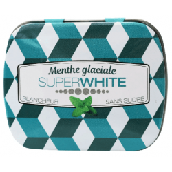SUPERWHITE MINIMINT Menthe Glaciale - 50 Pastilles Haleine