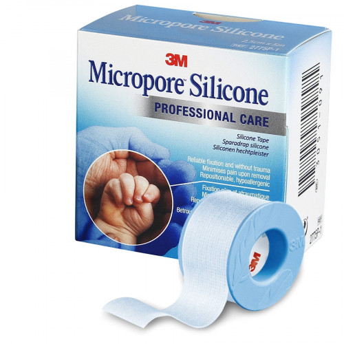 Micropore 3m Silicone Tape 25,0mmx5m 1 2775p-1
