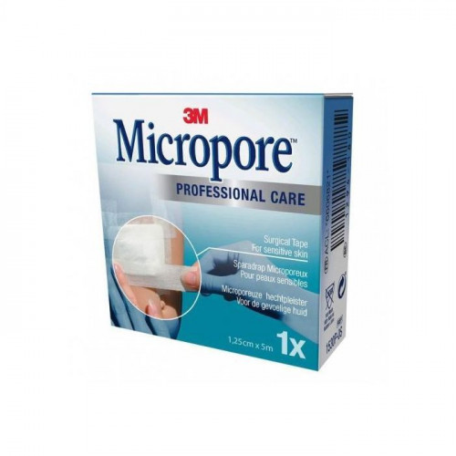 MICROPORE 3M Sparadrap Microporeux 1,25cmx5m