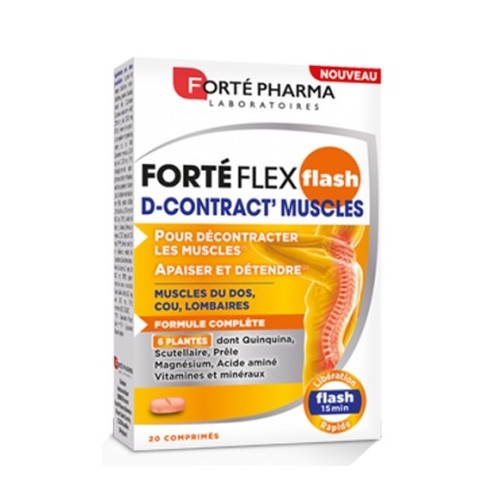 FORTÉ PHARMA FLEX FLASH D-CONTRACT MUSCLES - 20 Comprimés